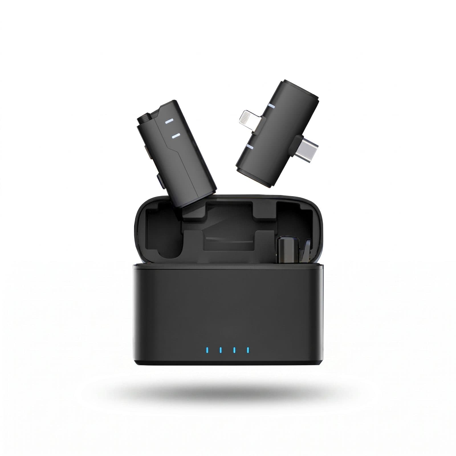 SX80 2-in-1 Wireless Lavalier Mic for iPhone & Type-C